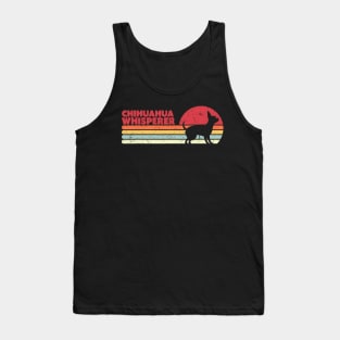 Chihuahua Whisperer Retro Vintage Tank Top